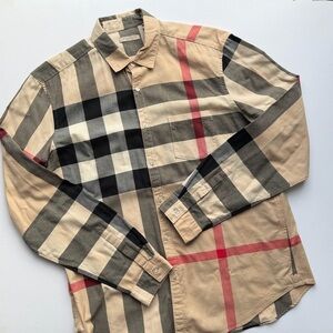 Burberry Brit Casual Plaid Button-Up Shirt